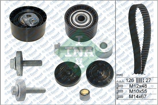 INA 530063810 Eksantrik Kiti 126 Dis Clio Iii 2.0 16v 08-14 Laguna Ii 1.8 2.0 16v 02-07 Megane Ii-Iii 2.0tce Trafic Ii 01-06
